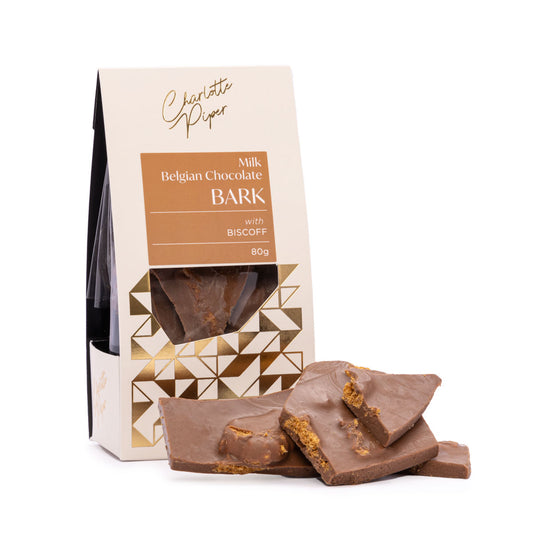 Chocolate Bark – Milk Chocolate & Biscoff