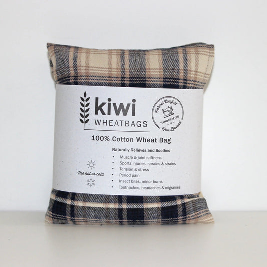 Blue Plaid Wheat Bag