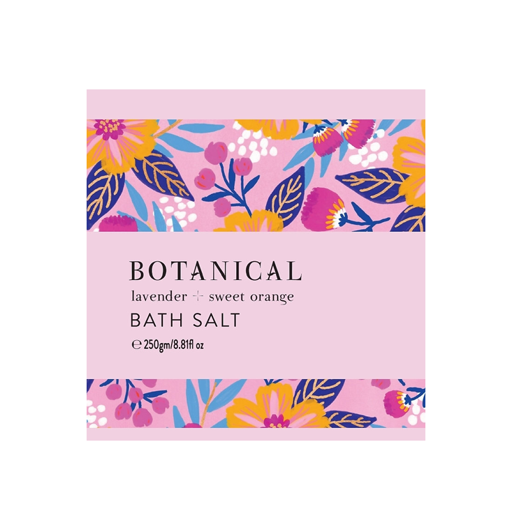 Botanical Bath Salts Lavender + Sweet Orange