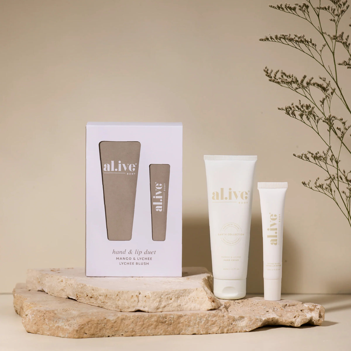 Al.ive Hand & Lip Set - Mango & Lychee