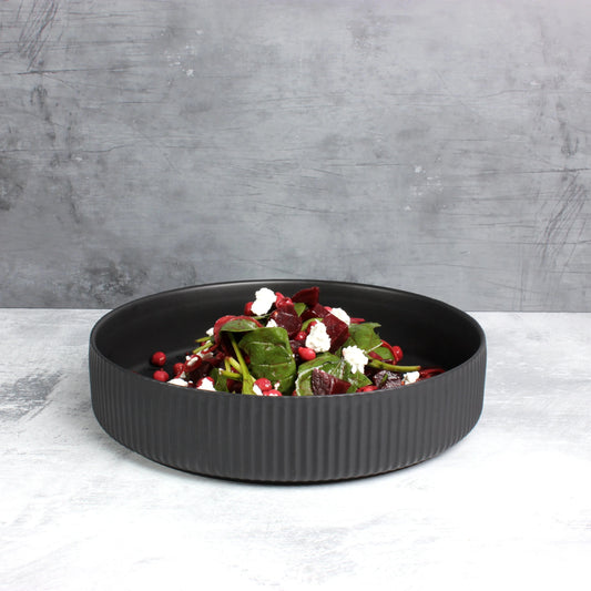 Matte Black Salad Bowl