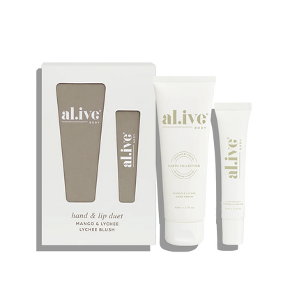 Al.ive Hand & Lip Set - Mango & Lychee
