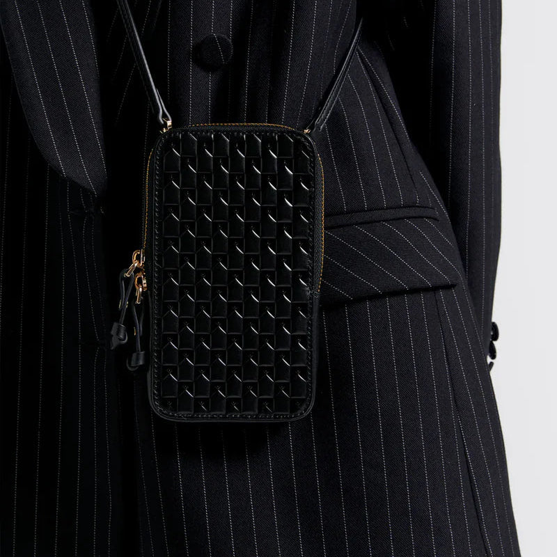Monogram Mini Bag Black Patent Leather