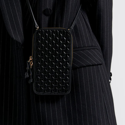 Monogram Mini Bag Black Patent Leather