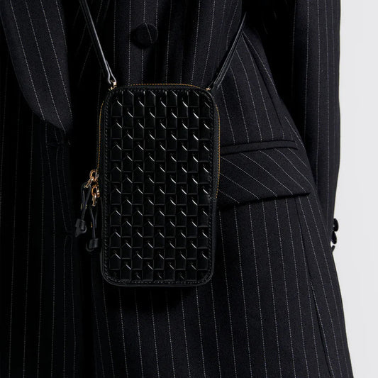 Monogram Mini Bag Black Patent Leather