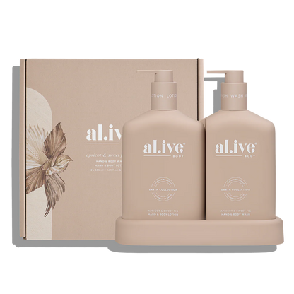 Al.ive Wash & Lotion Duo - Apricot & Sweet Fig