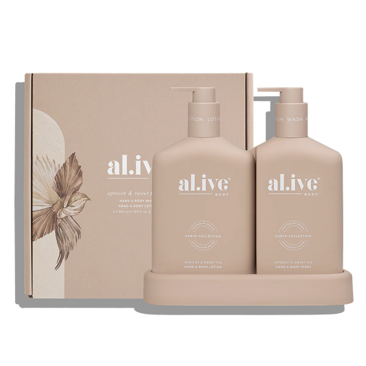 Al.ive Wash & Lotion Duo - Apricot & Sweet Fig