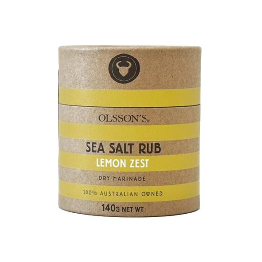 Olsson’s Sea Salt Rub Lemon Zest Canister