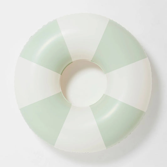 Tube Pool Ring - Olive Stripe