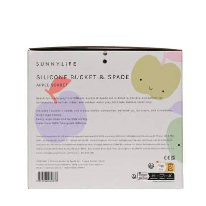 Silicone Bucket & Spade Set - Apple Sorbet