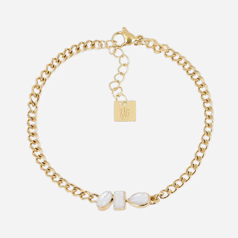 Short Gold Steel Bracelet