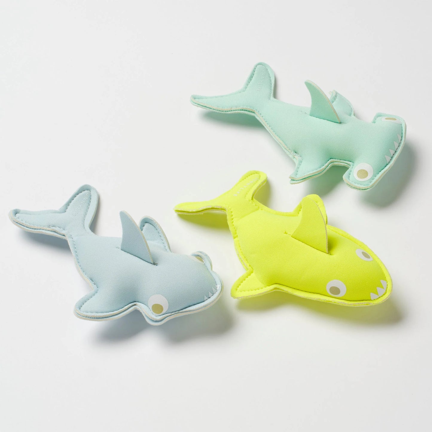 Dive Buddies Salty the Shark Aqua Neon Yellow