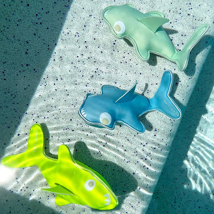 Dive Buddies Salty the Shark Aqua Neon Yellow