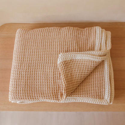 Akiiko - Latte Pique Waffle Throw