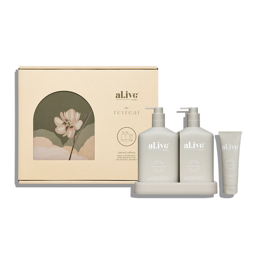 Al.ive Wash & Lotion Duo + Hand Cream Gift Set