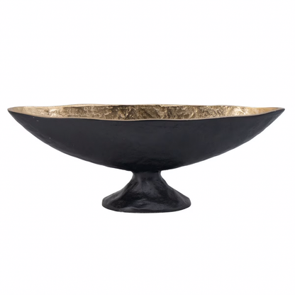 Black Oval Bowl