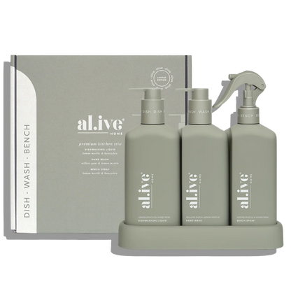 Al.ive Kitchen Trio - Willow Gum & Lemon Myrtle lemon myrtle & honeydew