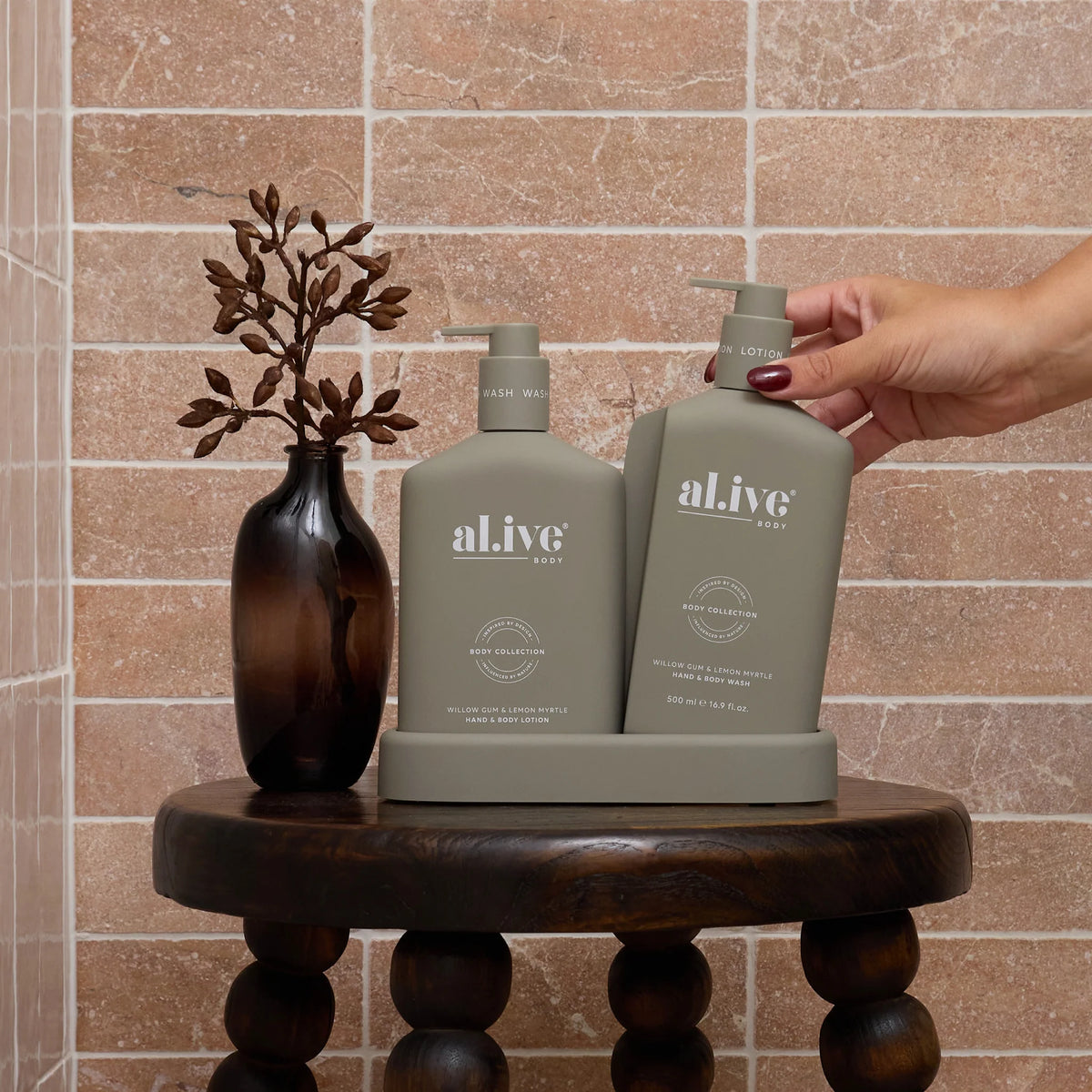 Al.ive Wash & Lotion Duo - Willow Gum & Lemon Myrtle