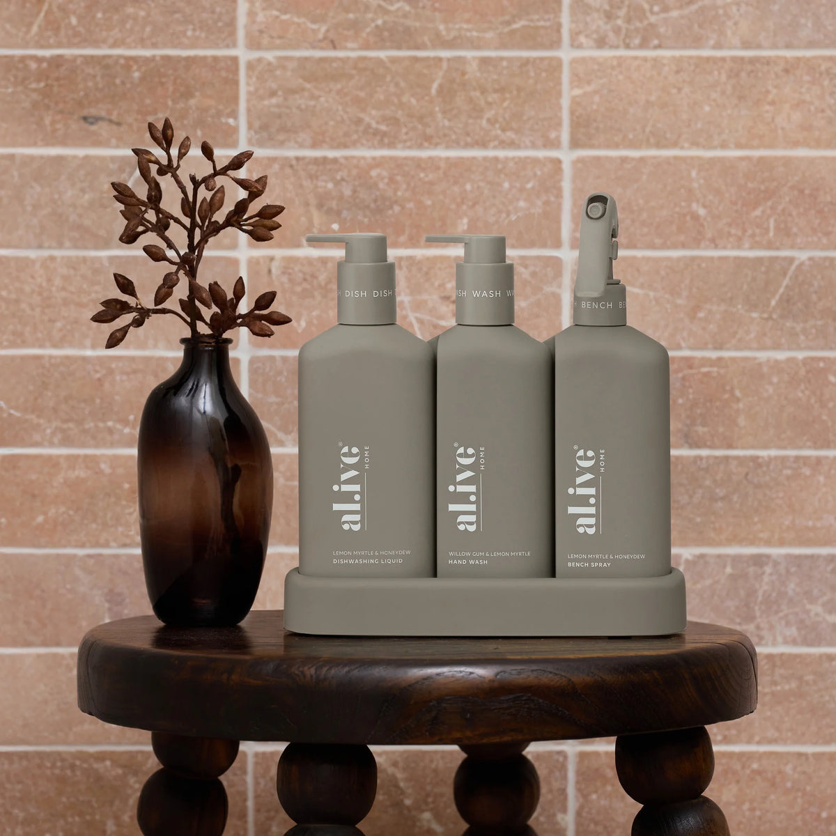Al.ive Kitchen Trio - Willow Gum & Lemon Myrtle lemon myrtle & honeydew