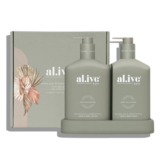 Al.ive Wash & Lotion Duo - Willow Gum & Lemon Myrtle