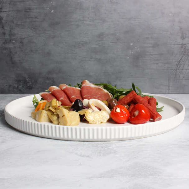 Matte White Round Platter