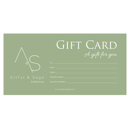 Artful and Sage Collective Gift Card (Digital Version) - Artful & Sage Collective
