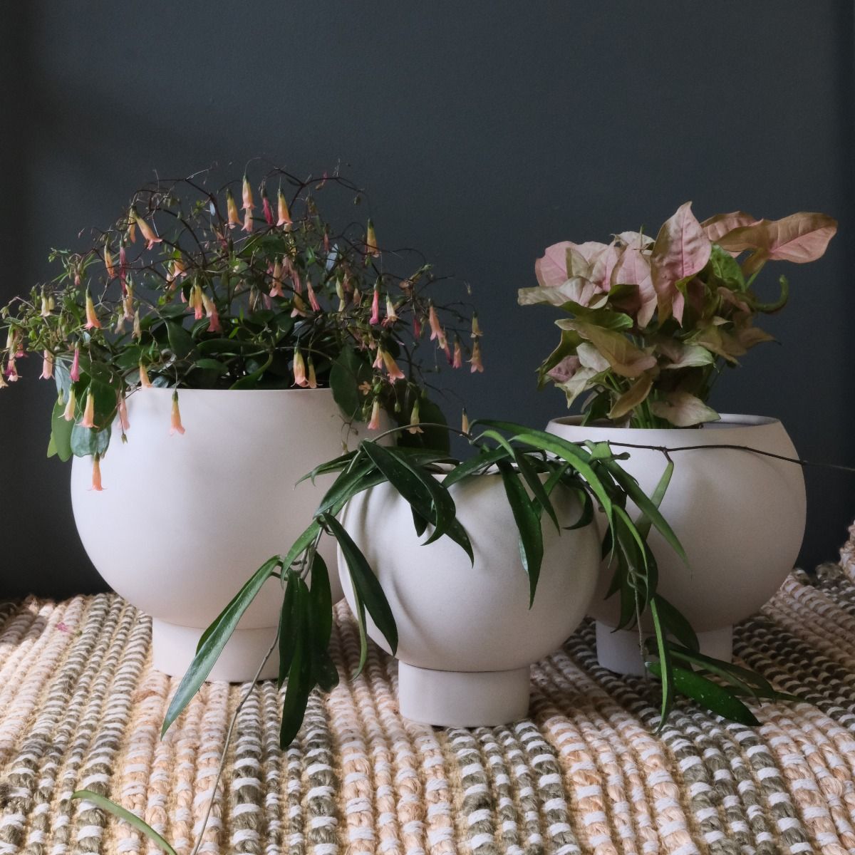 Medium Orbit Planter Oatmeal