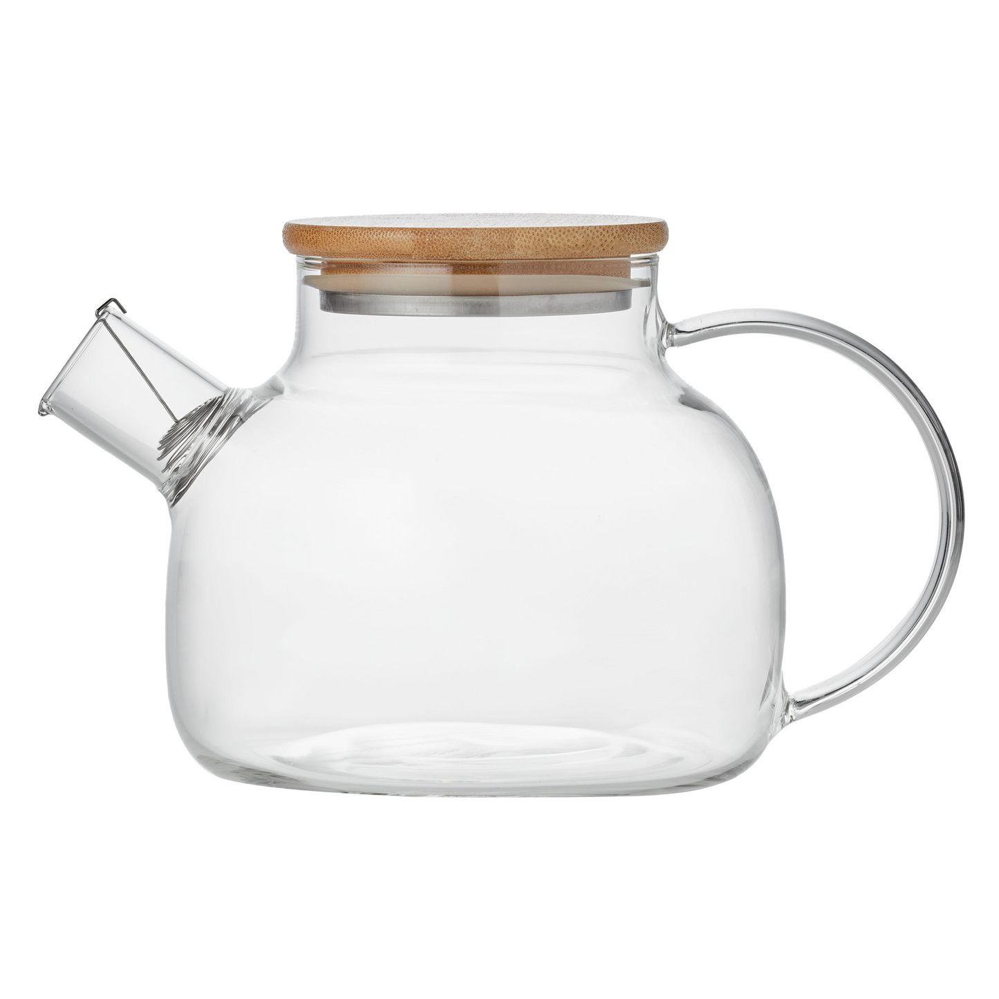 Leaf & Bean Frankie Glass Teapot with Filter Clear