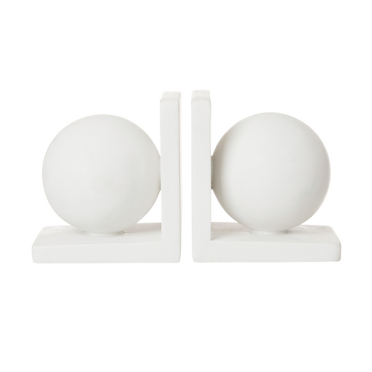 Amalfi Bakio Bookends White