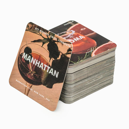 Mixologist Cocktail Recipe Cards
