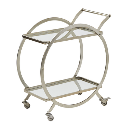 Amalfi Walter Drinks Trolley - Silver