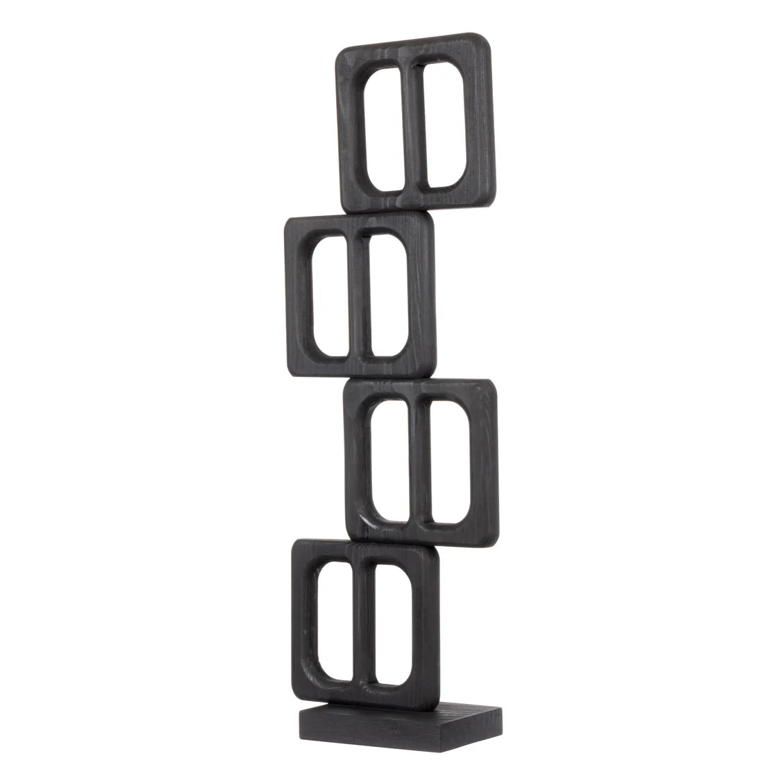Amalfi Knox Wooden Sculpture Black