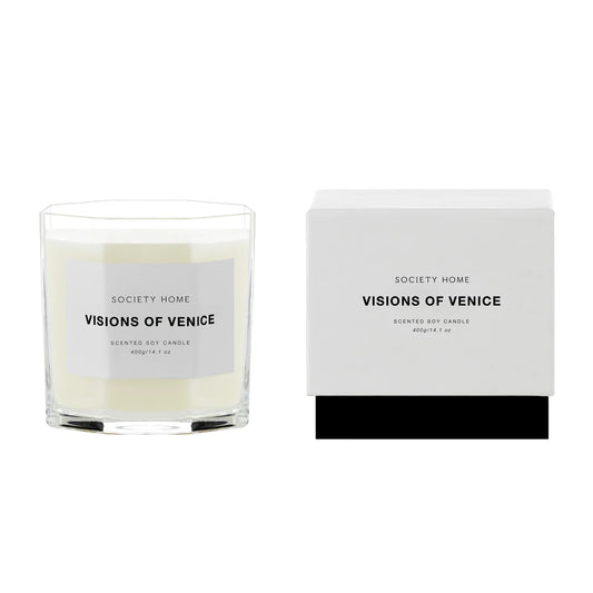Society Home Visions of Venice Scented Soy Candle
