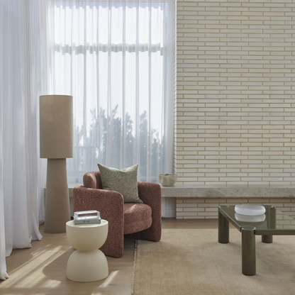 Amalfi Bennett Side Table - White