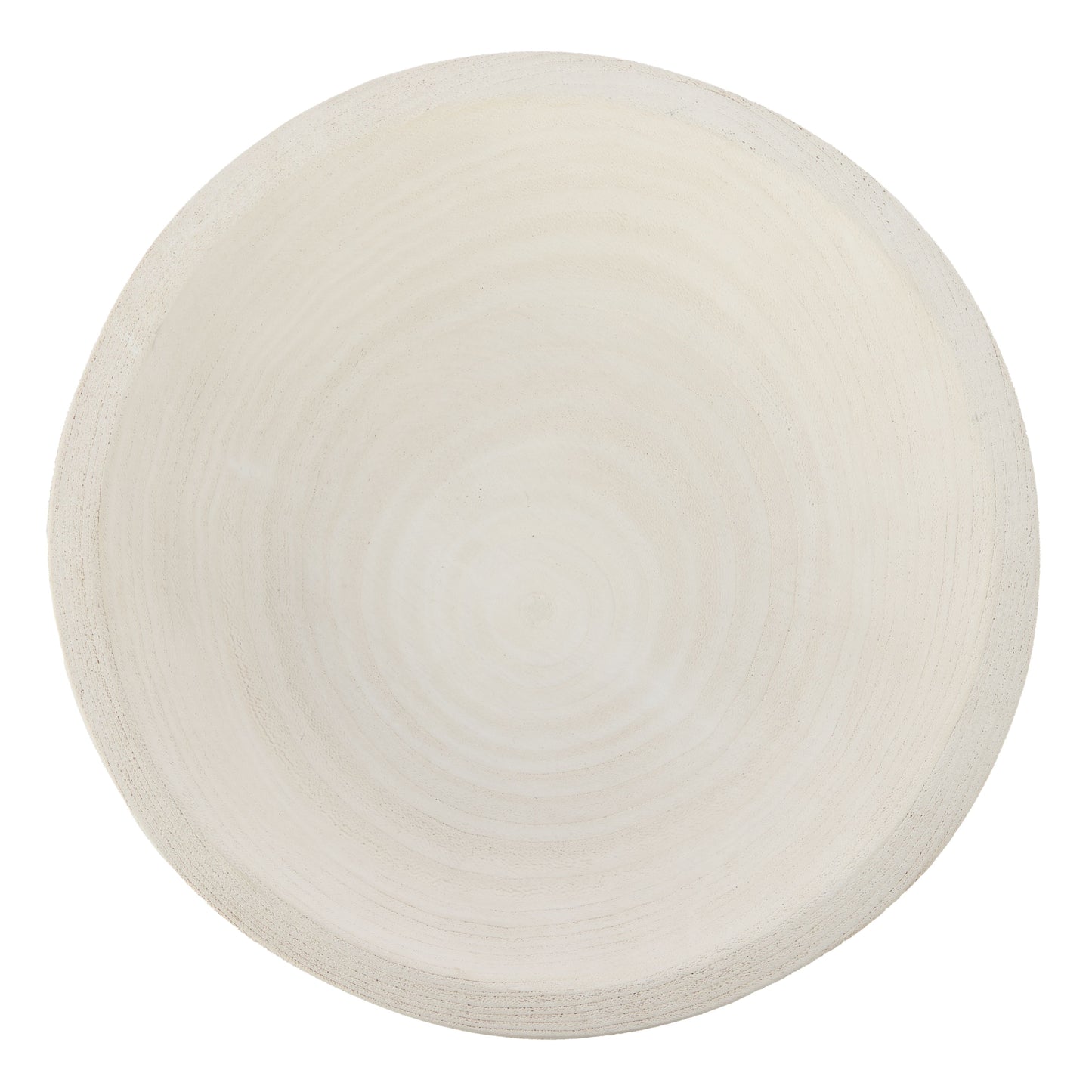 Picton Footed Timber Bowl White