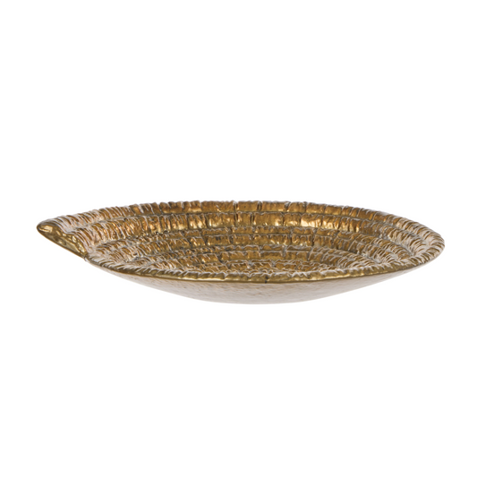 Amalfi Torcer Coil Dish Brass
