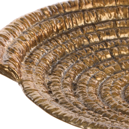 Amalfi Torcer Coil Dish Brass