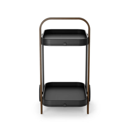 Umbra Bellwood Bar Serving Cart Black & Walnut