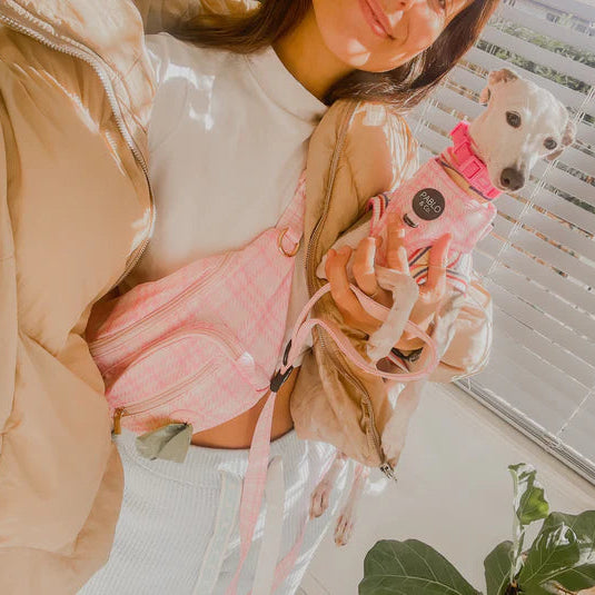 Pink Houndstooth - The Ultimate Bumbag