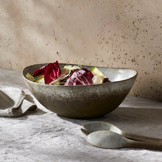 Grand Designs Dusk Stoneware Deep Oval Bowl