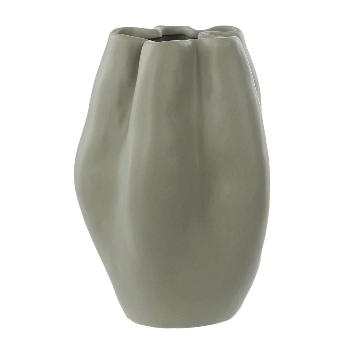 Amalfi Fluid Vase Green