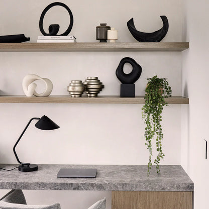 Amalfi Arcus Abstract Sculpture Black