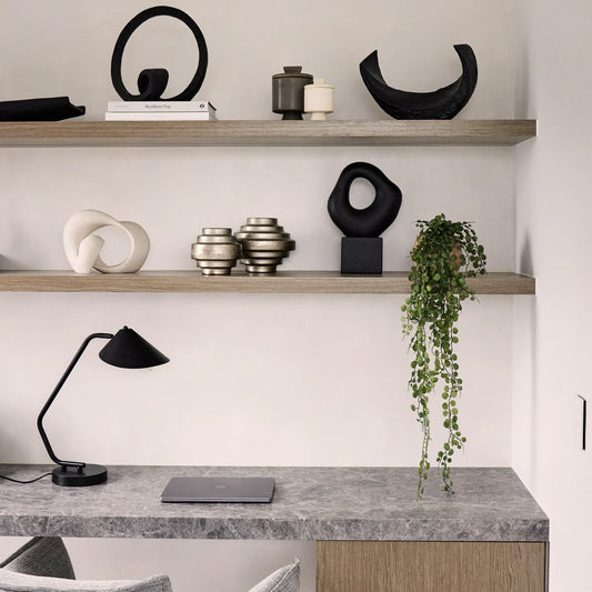 Amalfi Arcus Abstract Sculpture Black