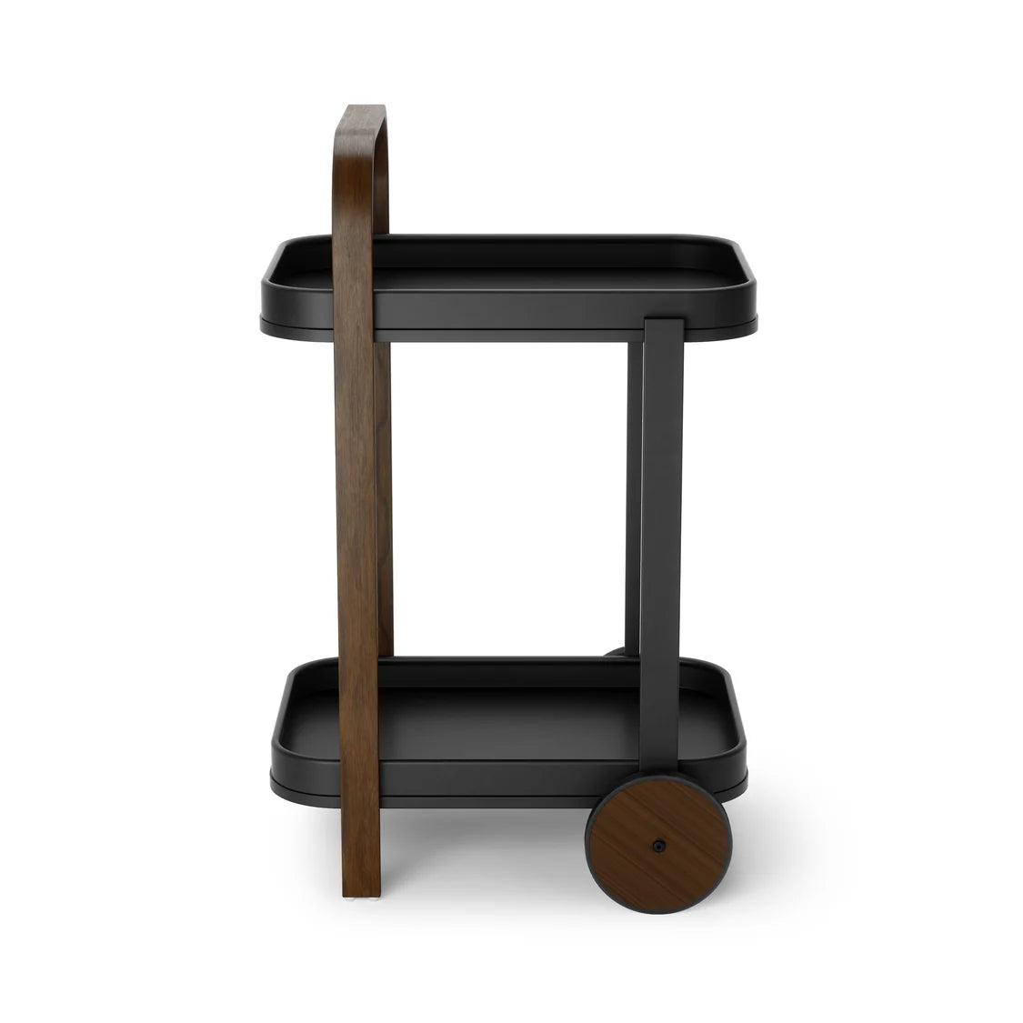 Umbra Bellwood Bar Serving Cart Black & Walnut