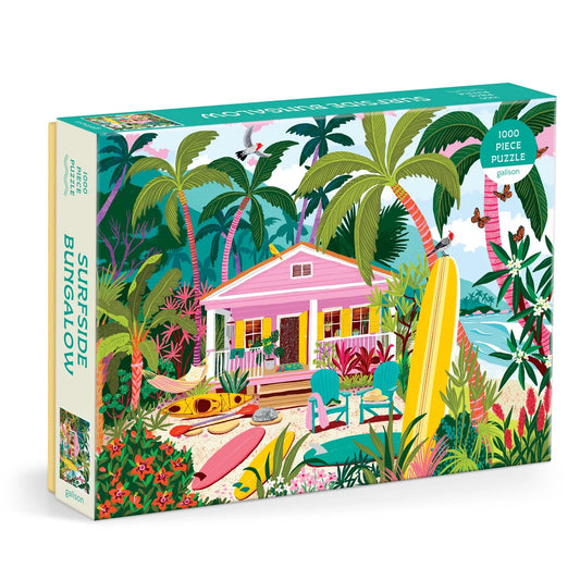 Galison Surfside Bungalow Puzzle -1000pc Multi-Coloured