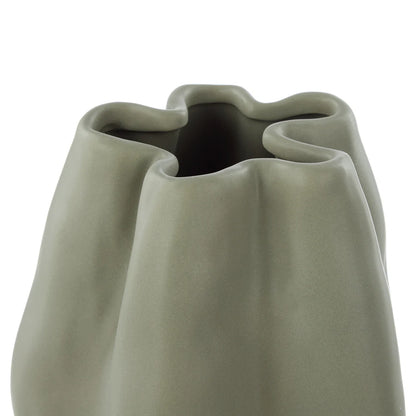 Amalfi Fluid Vase Green