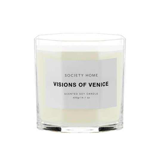 Society Home Visions of Venice Scented Soy Candle