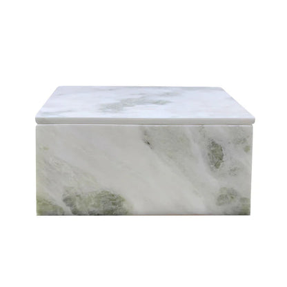 Amalfi Sachi Marble Box White & Onyx Marble