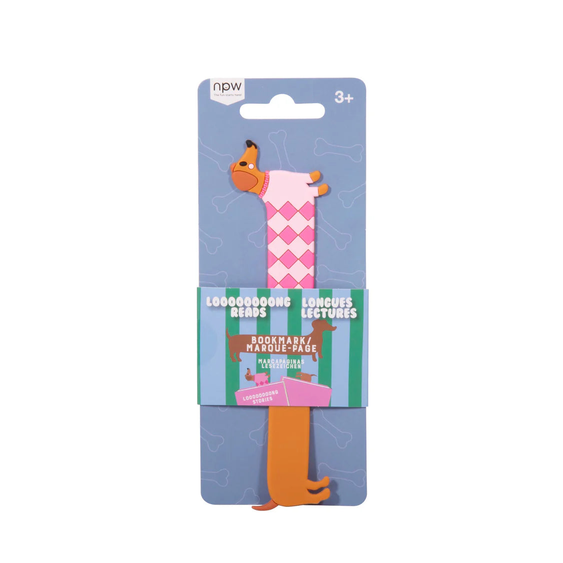 NPW Weiner Dog Bookmark Multi-Coloured