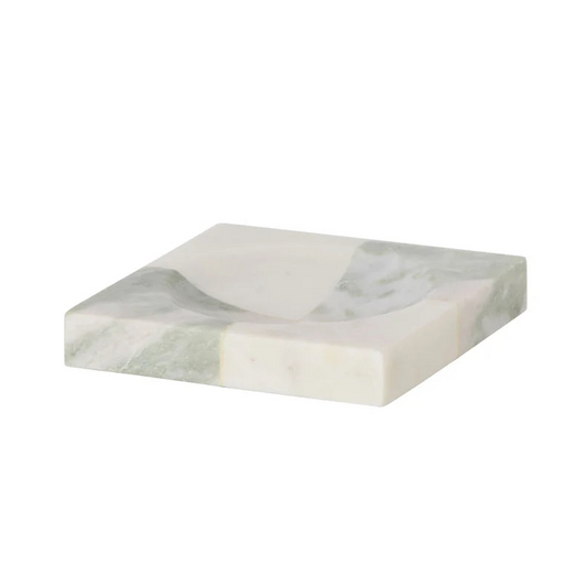 Amalfi Sachi Check Dish White & Onxy